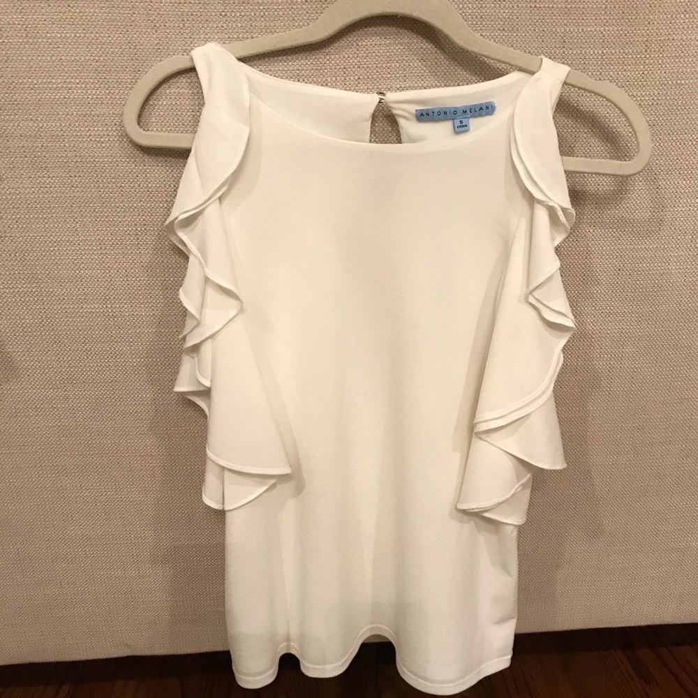 Beautiful ruffle sleeved top
